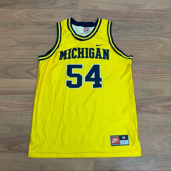 Nike University of Michigan Robert “Tractor” Traylor #54 Basketball Jersey Men’s - Picture 1 of 9